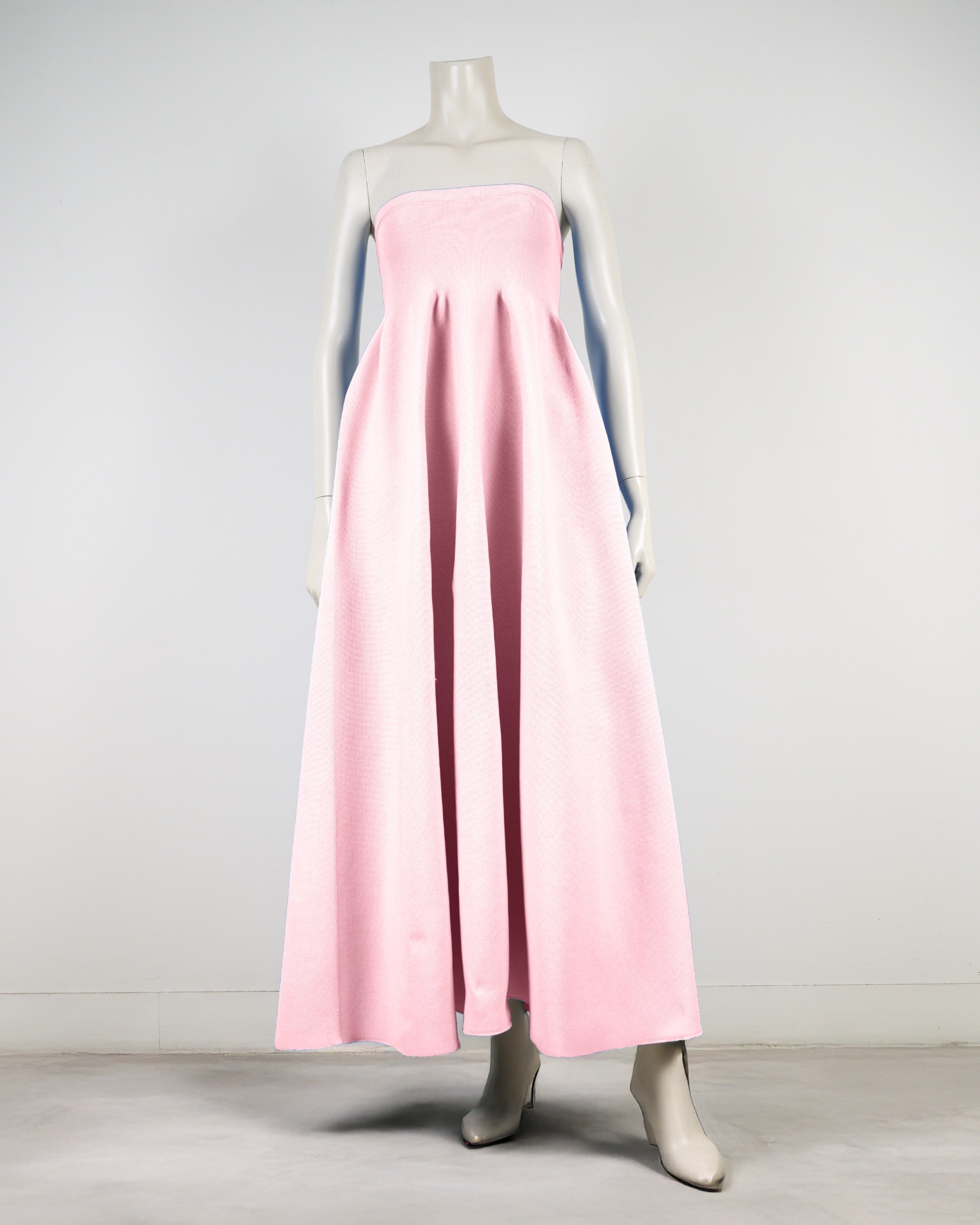 ベアトップボリュームワンピース