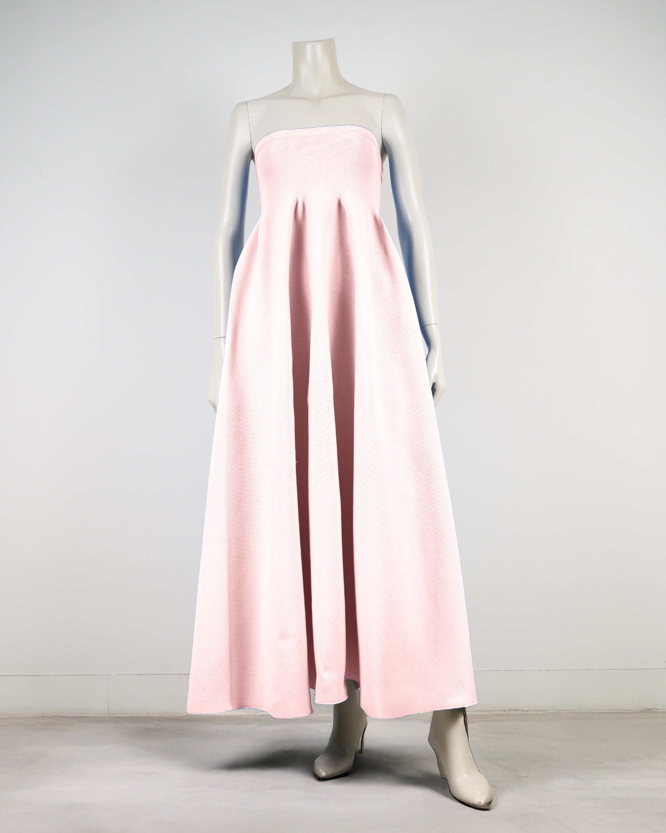 ベアトップボリュームワンピース