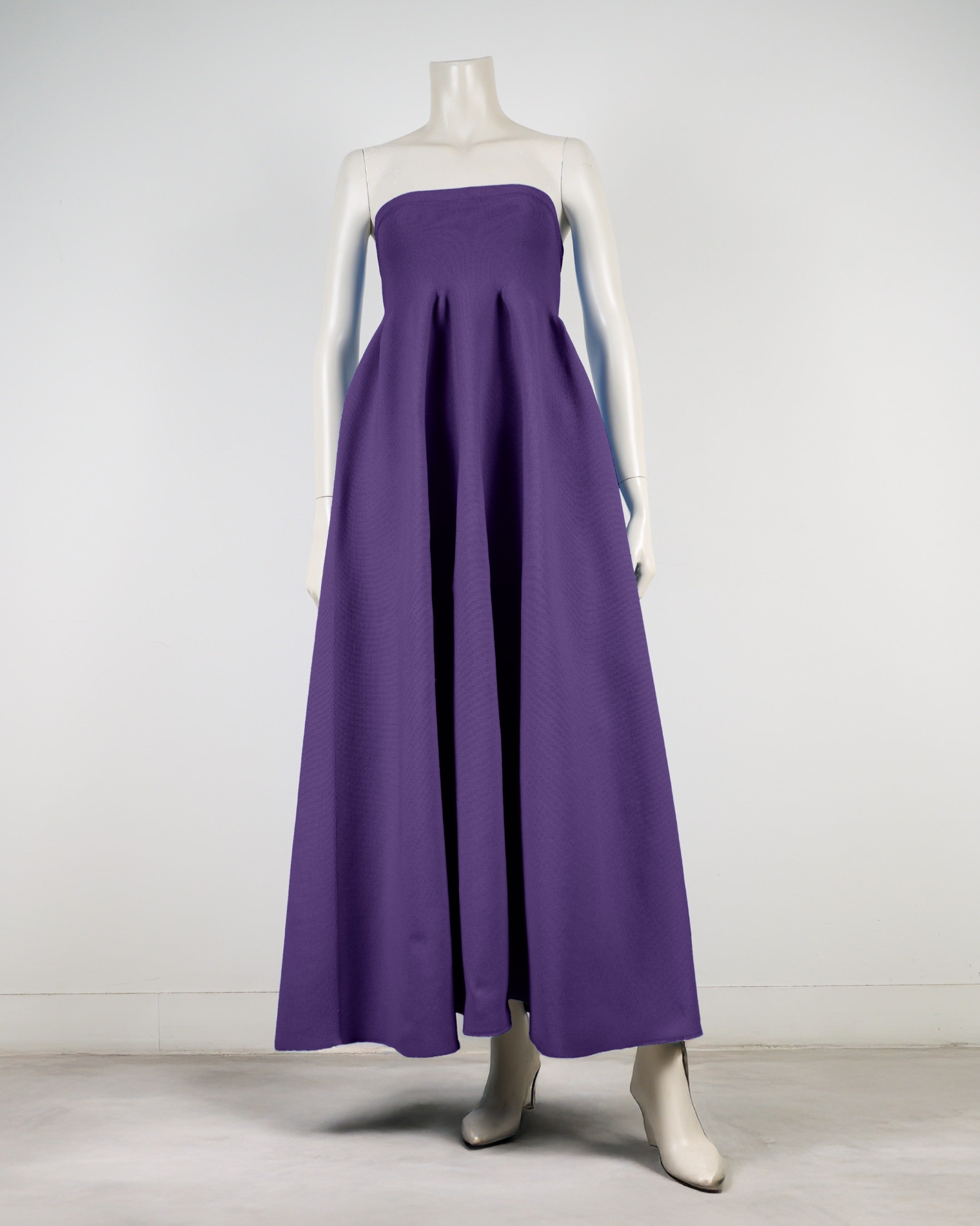 ベアトップボリュームワンピース