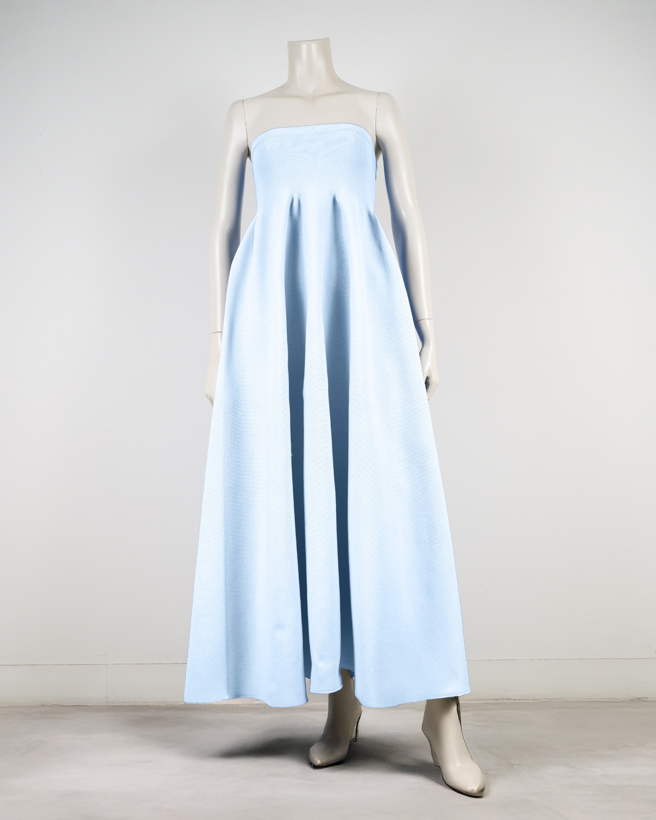 ベアトップボリュームワンピース