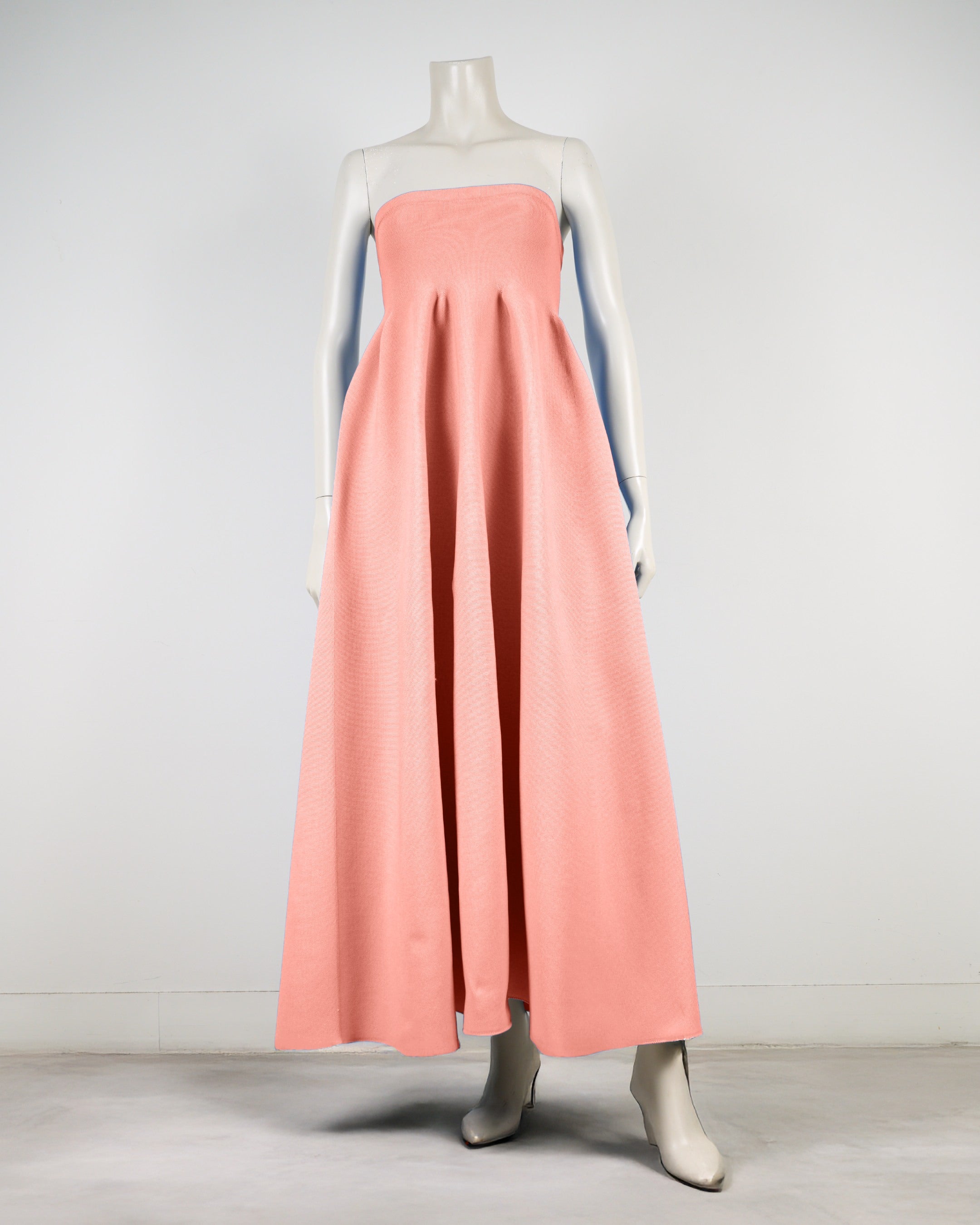 ベアトップボリュームワンピース