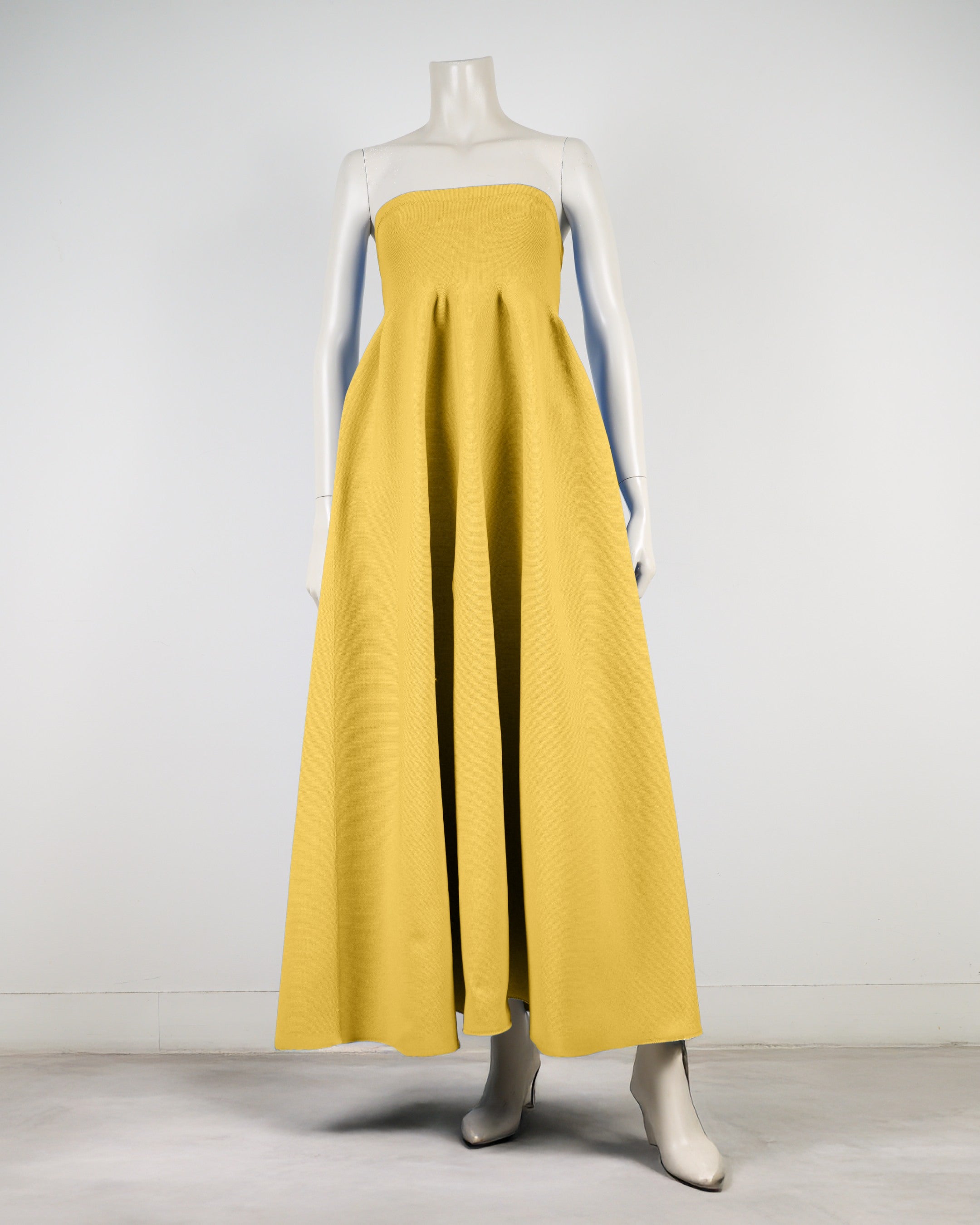 ベアトップボリュームワンピース