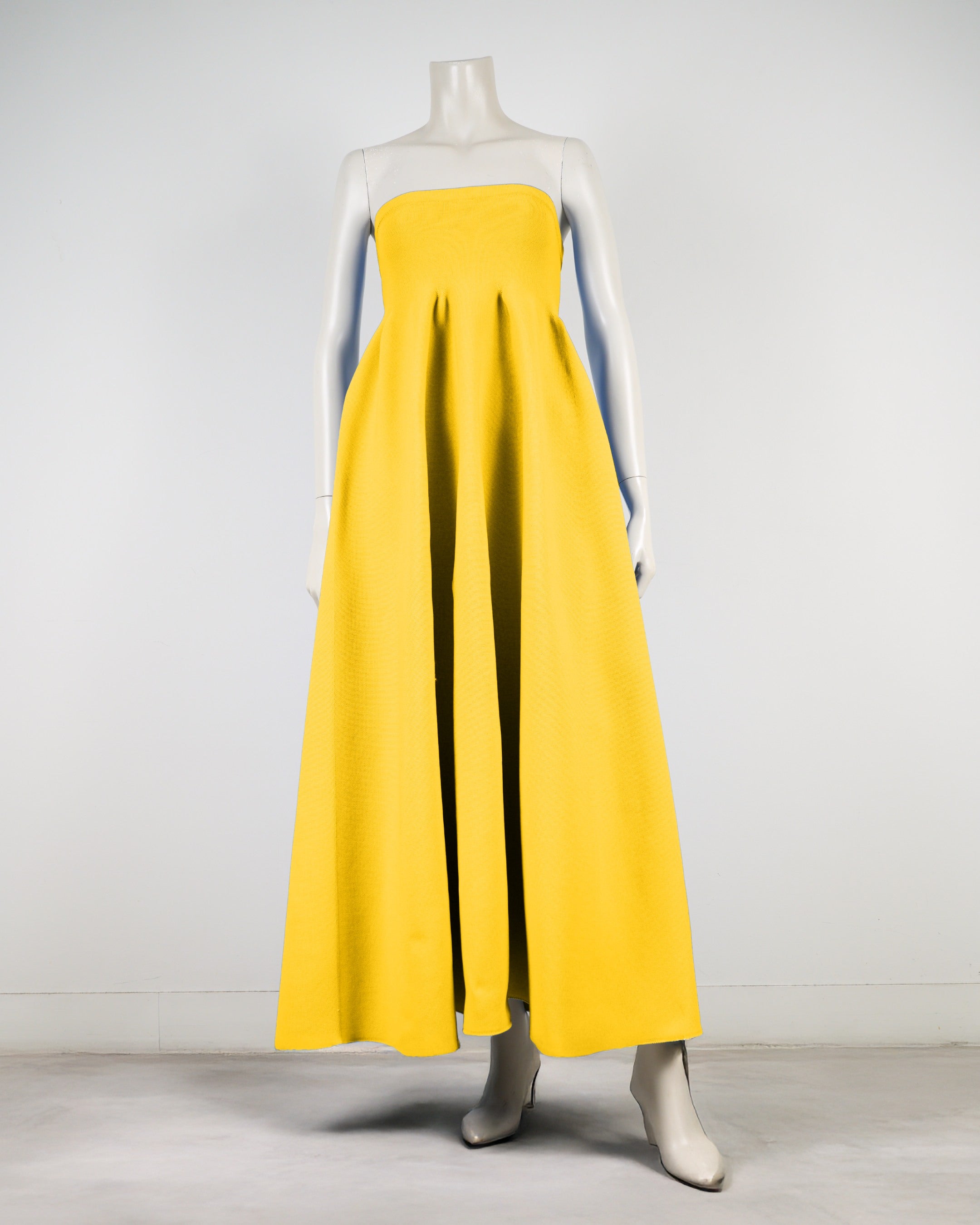 ベアトップボリュームワンピース