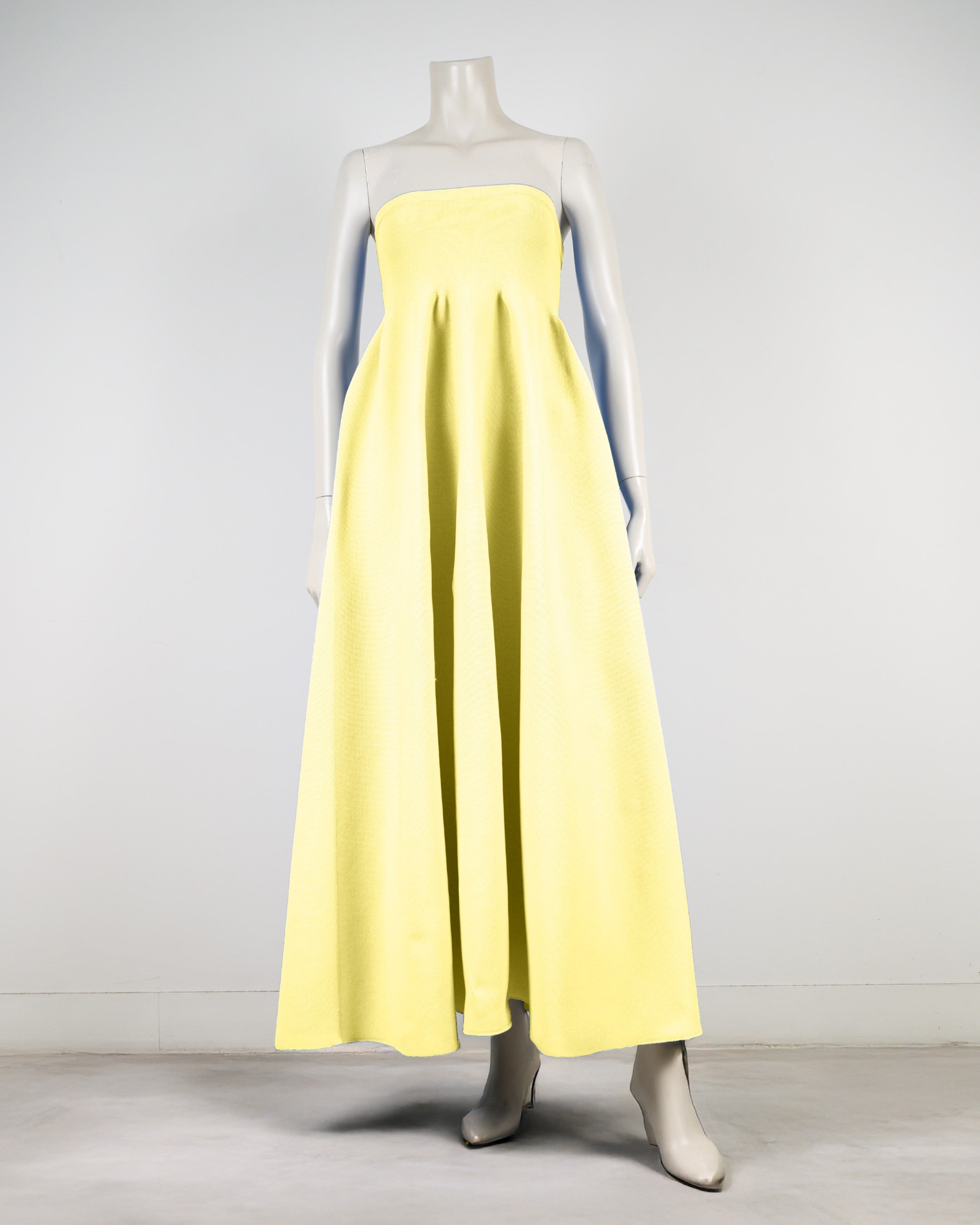 ベアトップボリュームワンピース