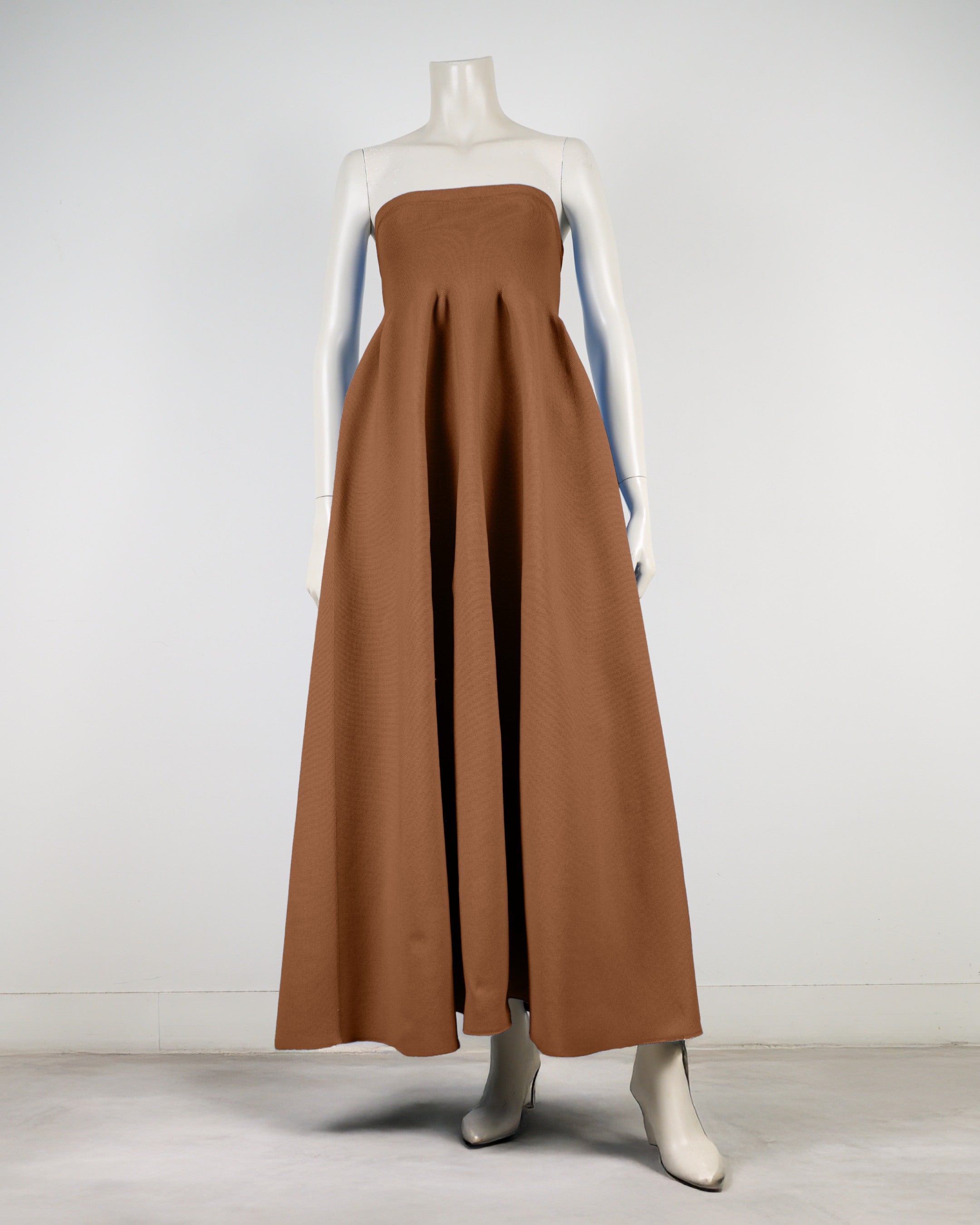 ベアトップボリュームワンピース