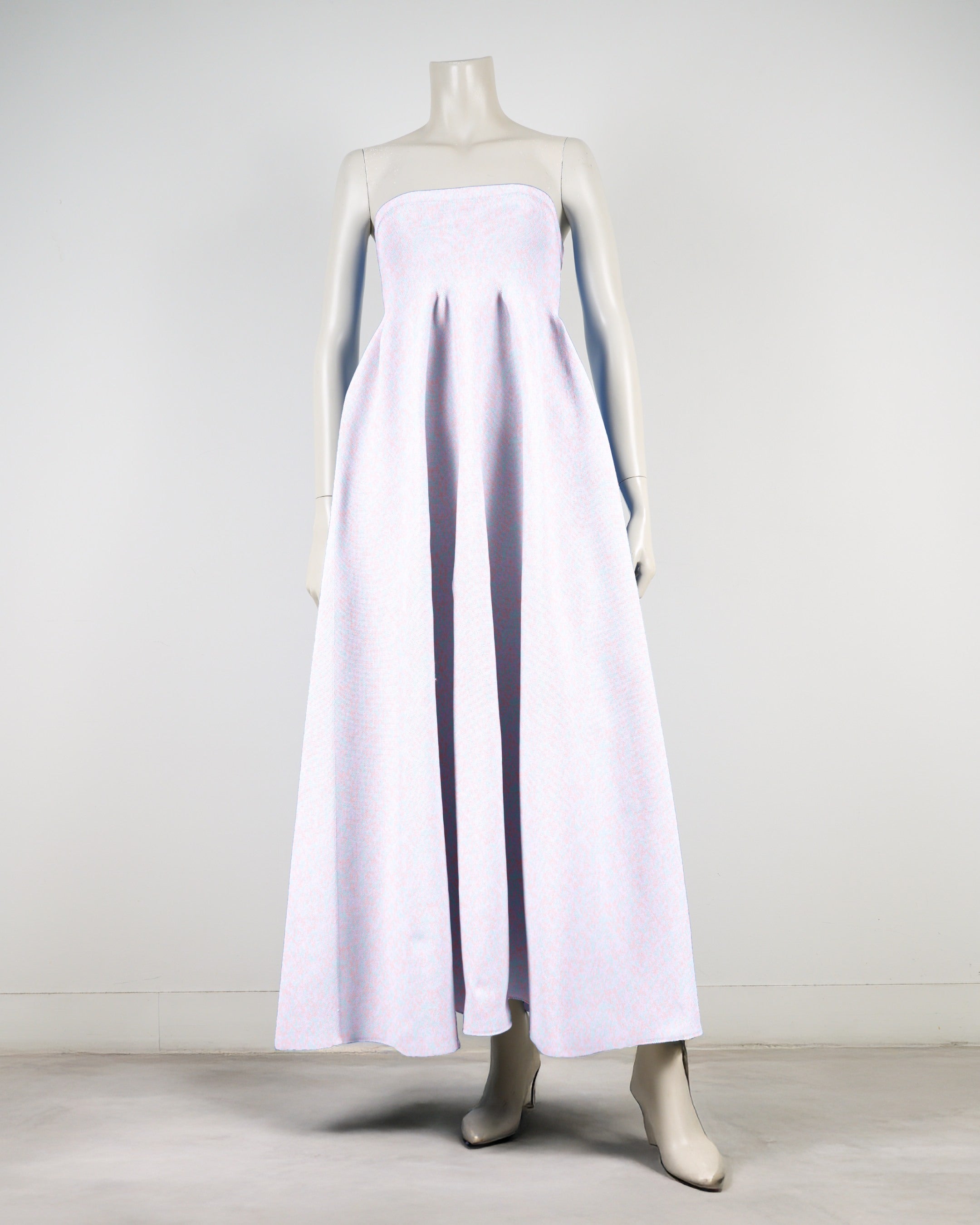 ベアトップボリュームワンピース