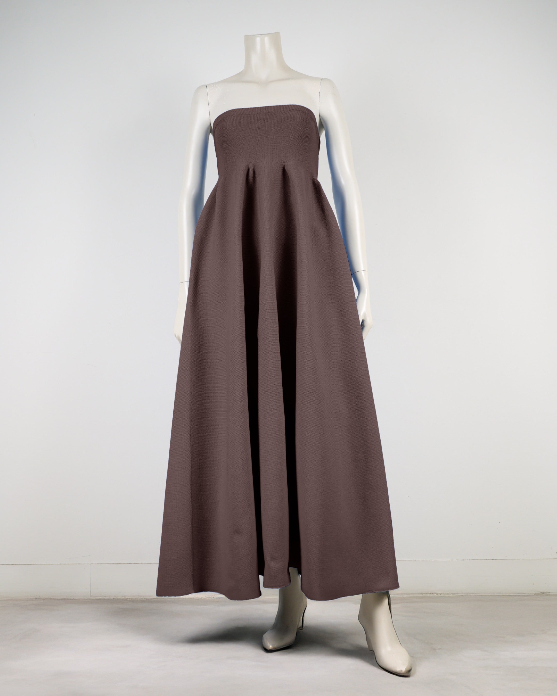 ベアトップボリュームワンピース