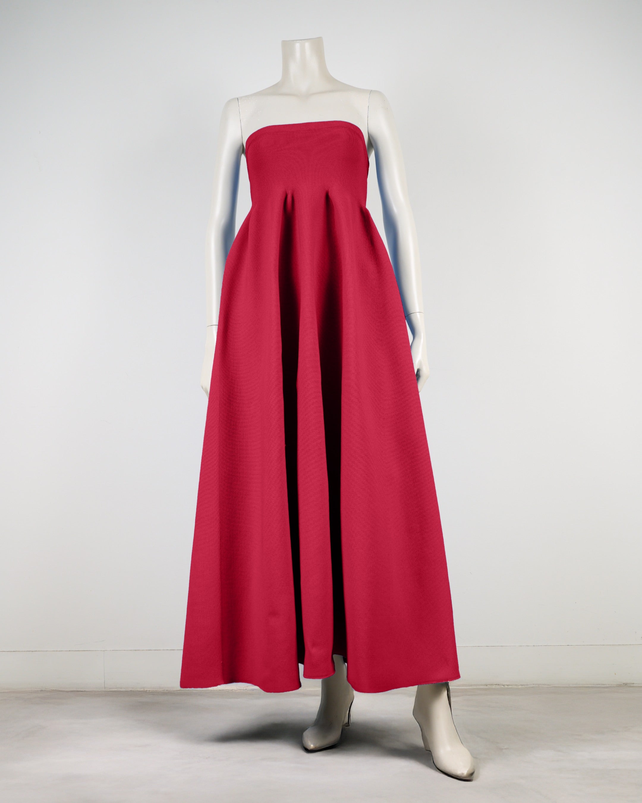 ベアトップボリュームワンピース