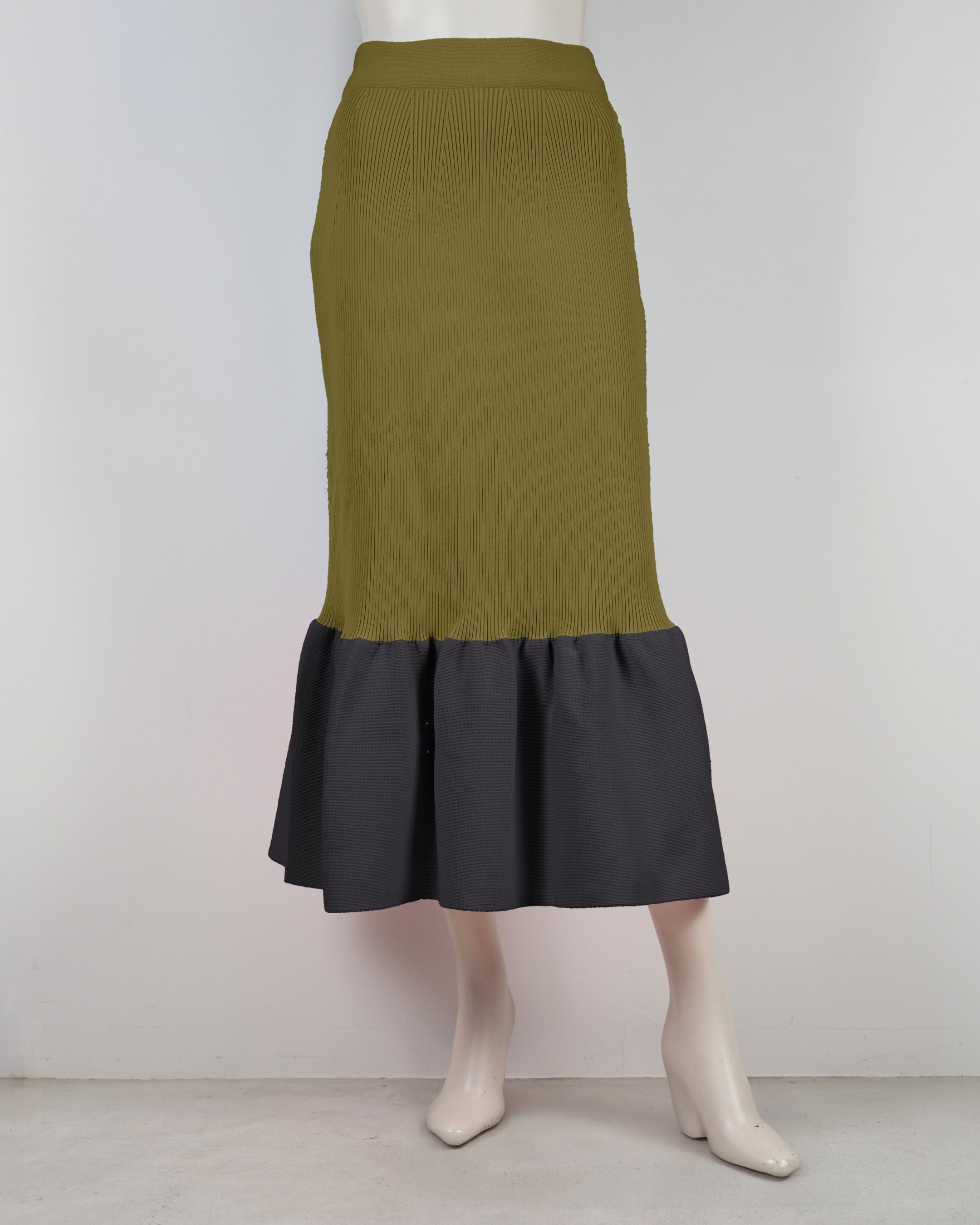 柄マーメイドスカート-A