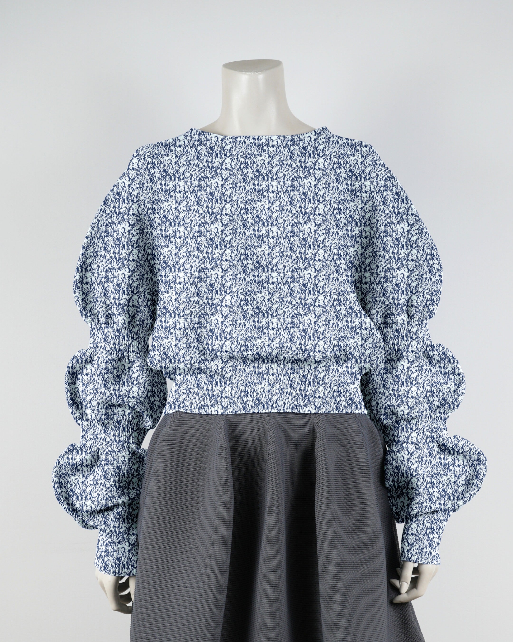 デザインスリーブプルオーバー