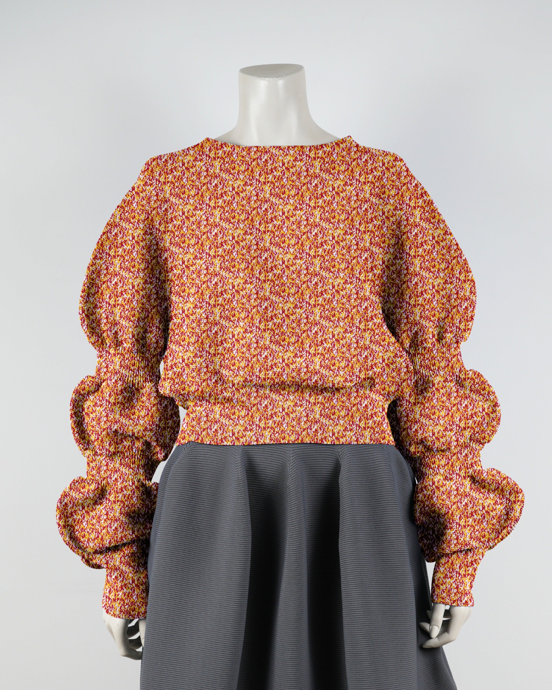 デザインスリーブプルオーバー