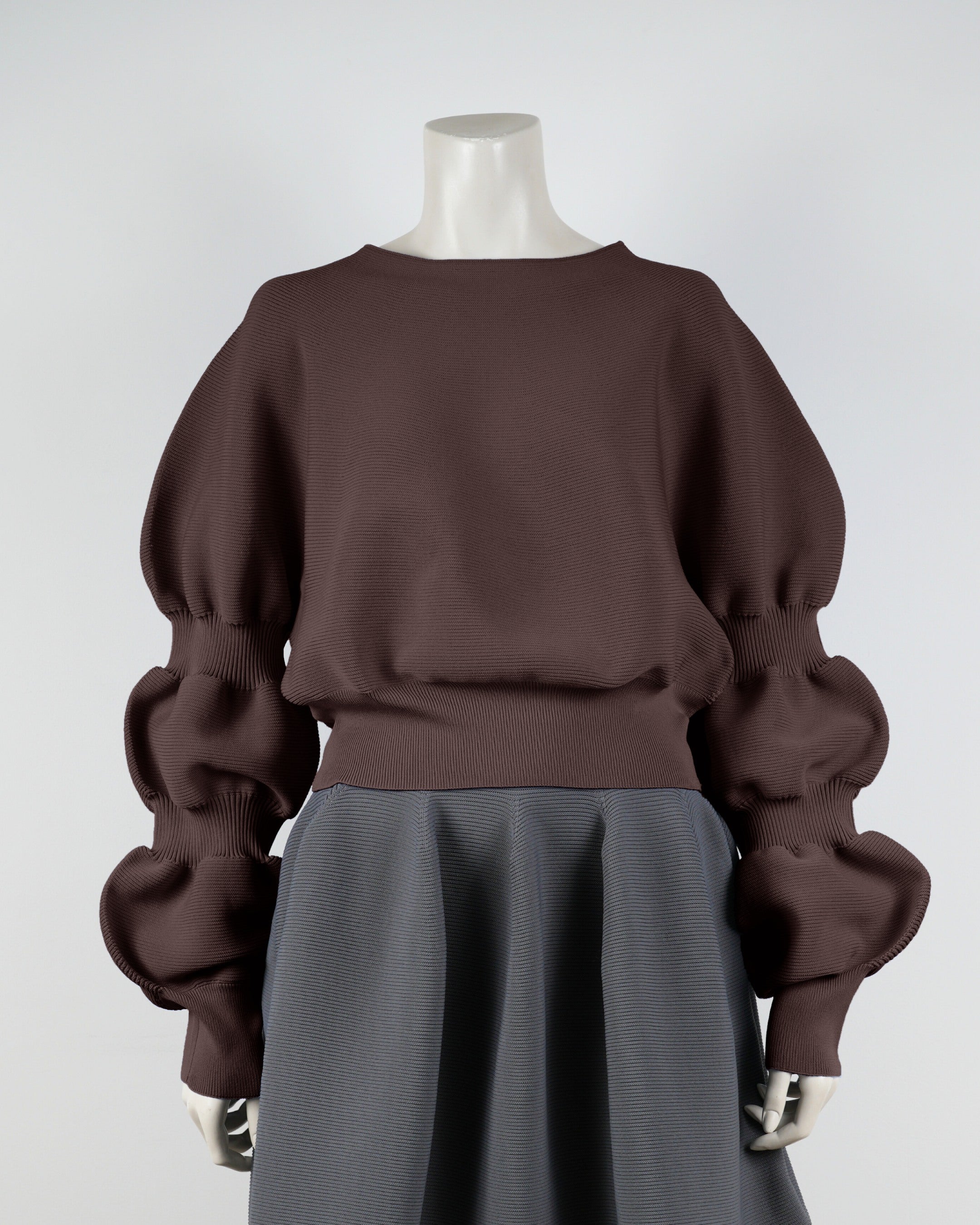 デザインスリーブプルオーバー