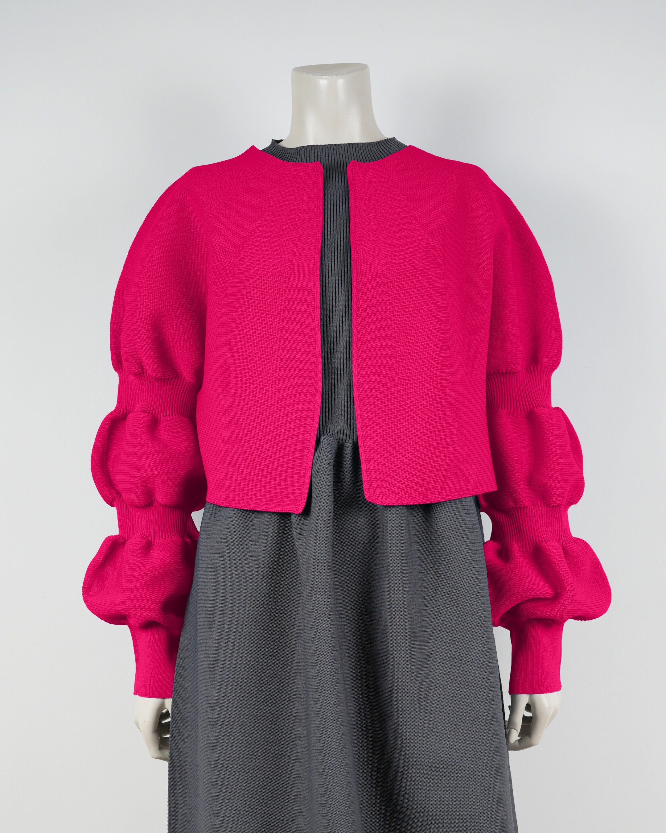 【NEW】デザインスリーブカーディガン