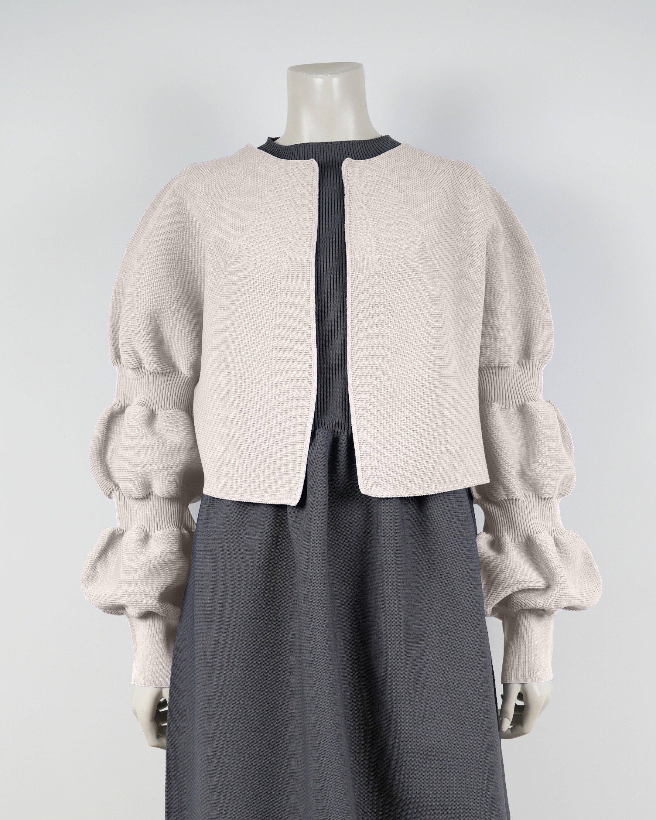 【NEW】デザインスリーブカーディガン