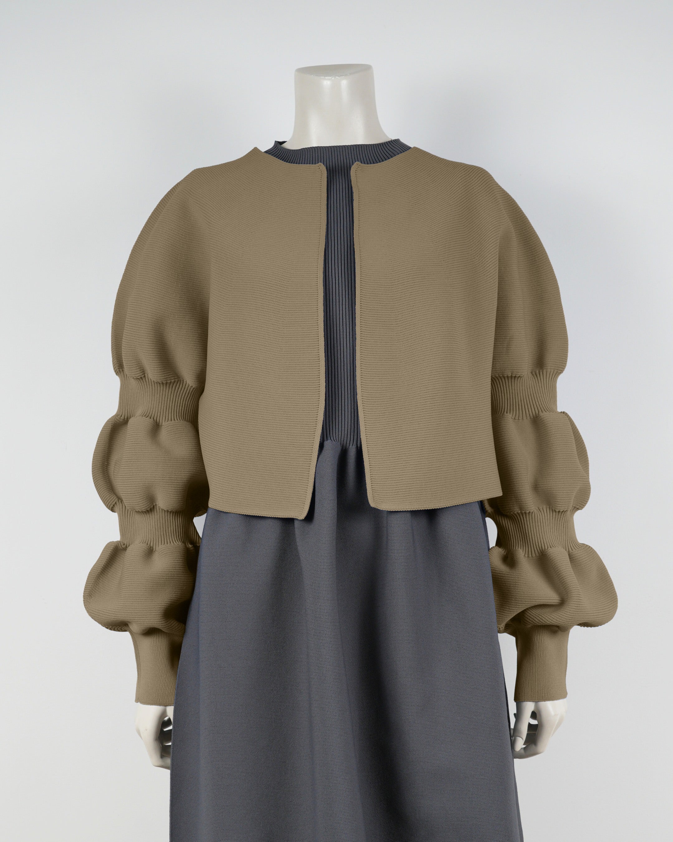 【NEW】デザインスリーブカーディガン