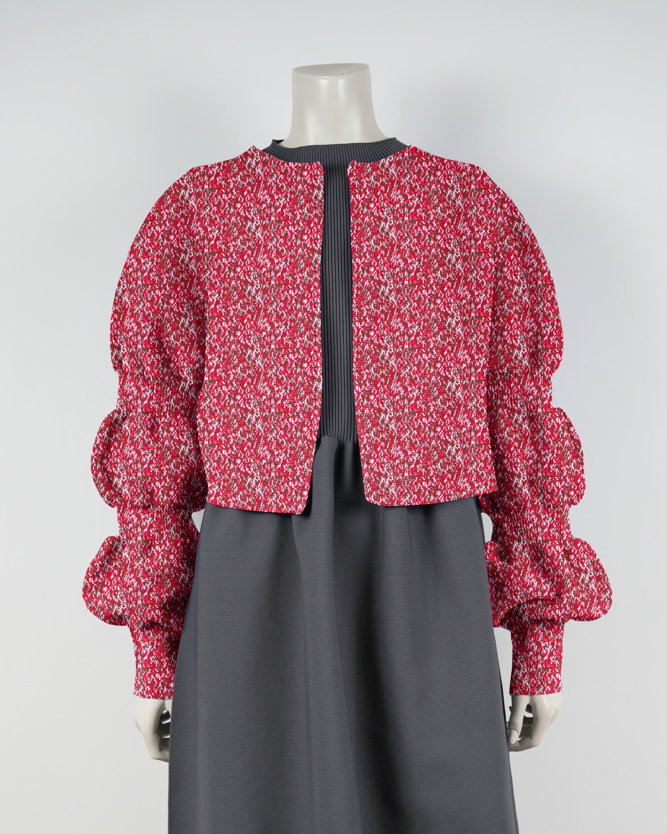 【NEW】デザインスリーブカーディガン