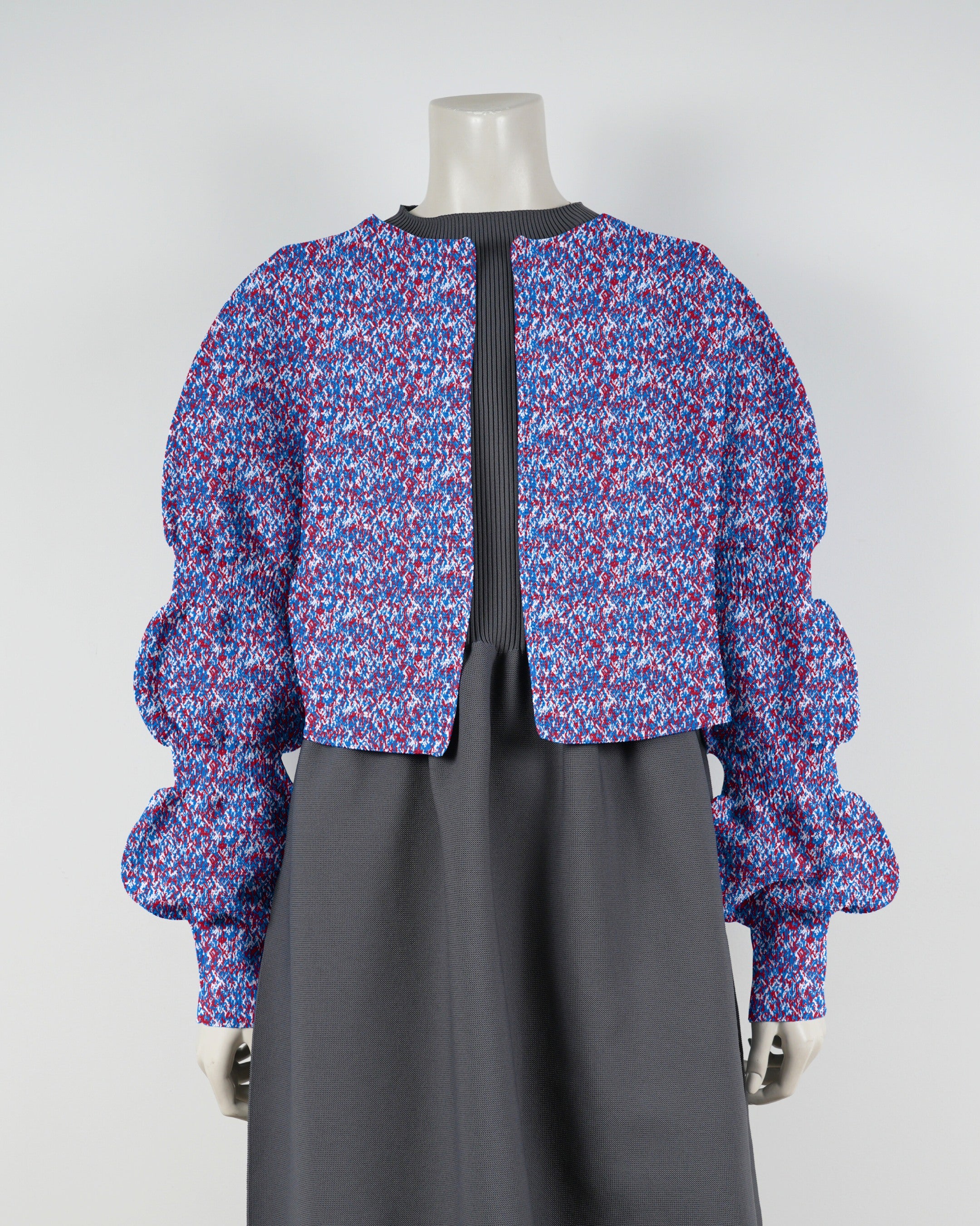 【NEW】デザインスリーブカーディガン