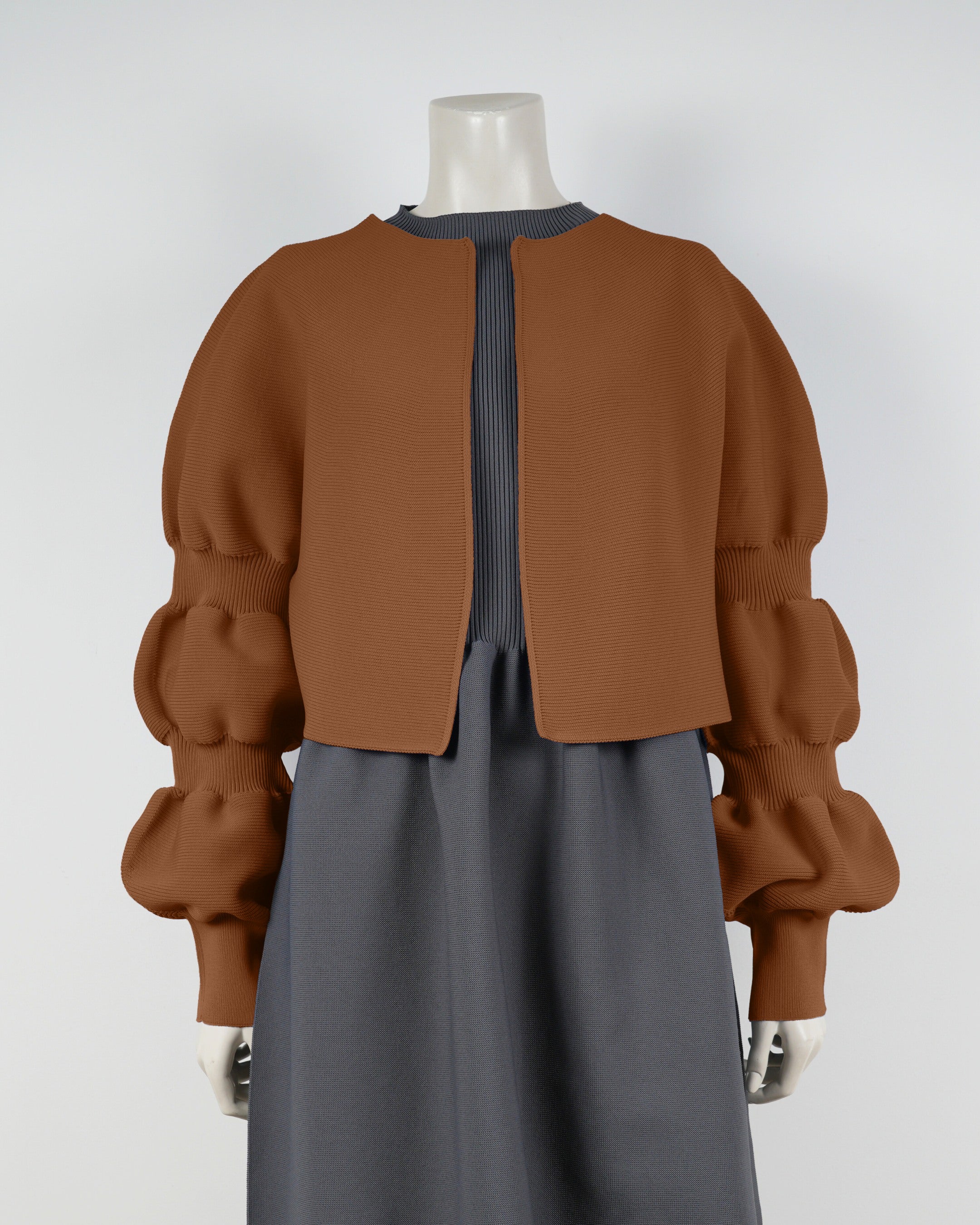 【NEW】デザインスリーブカーディガン