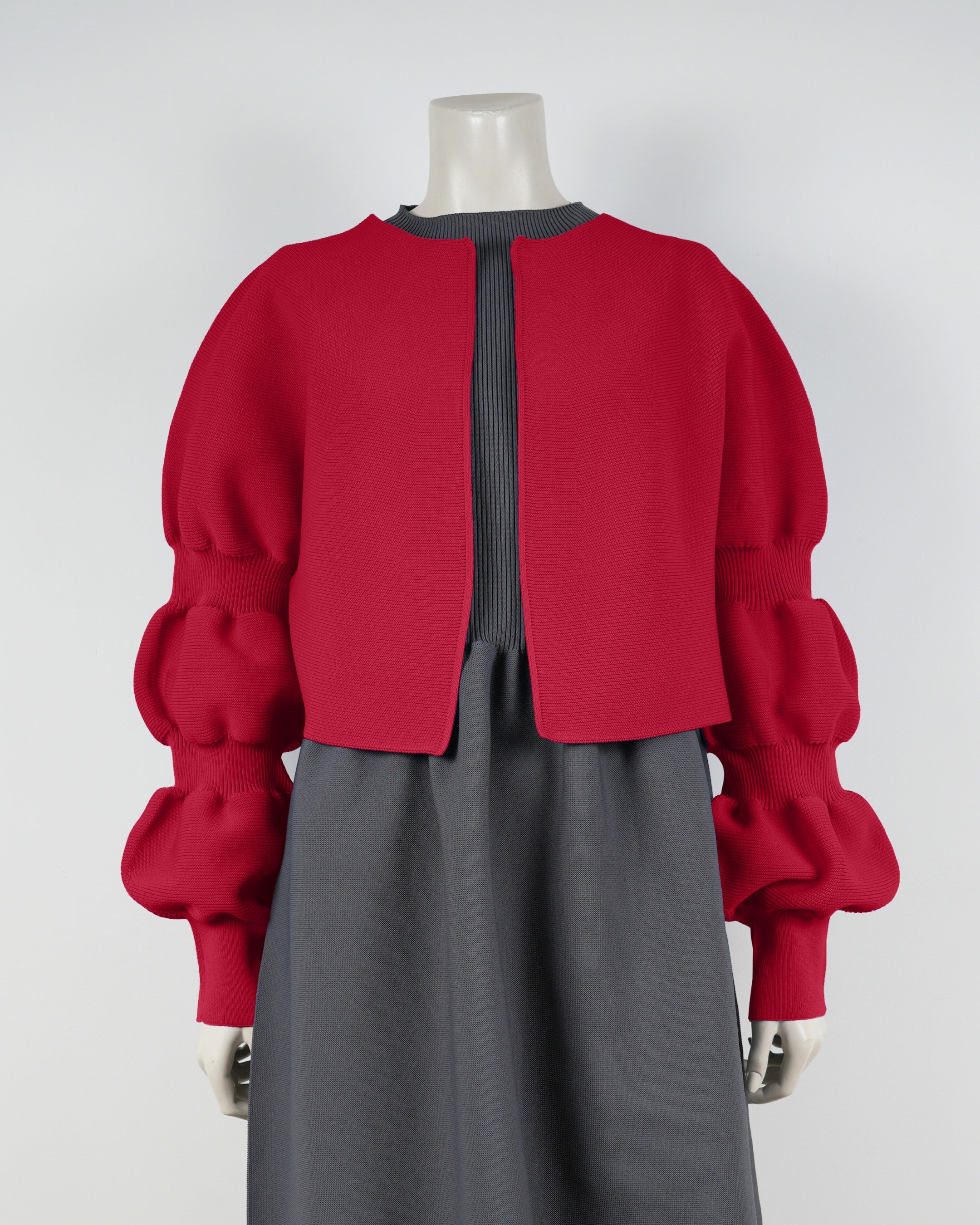 【NEW】デザインスリーブカーディガン