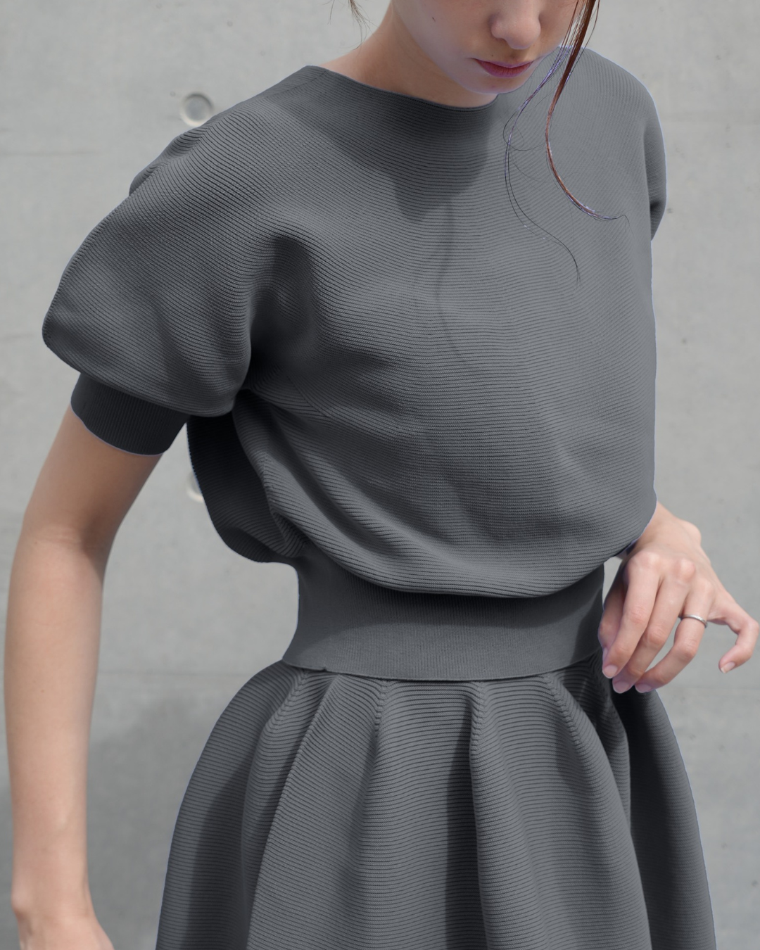 半袖ガータープルオーバー