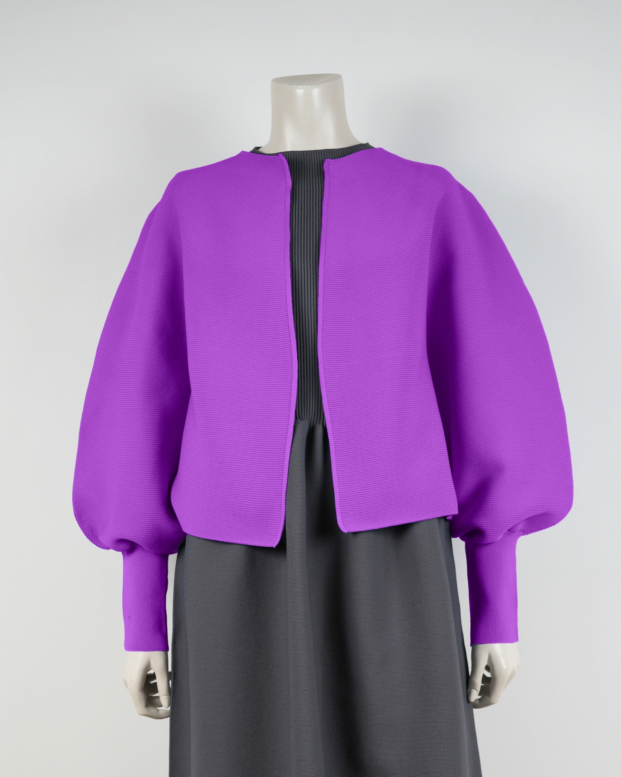 【NEW】長袖ガーターカーディガン