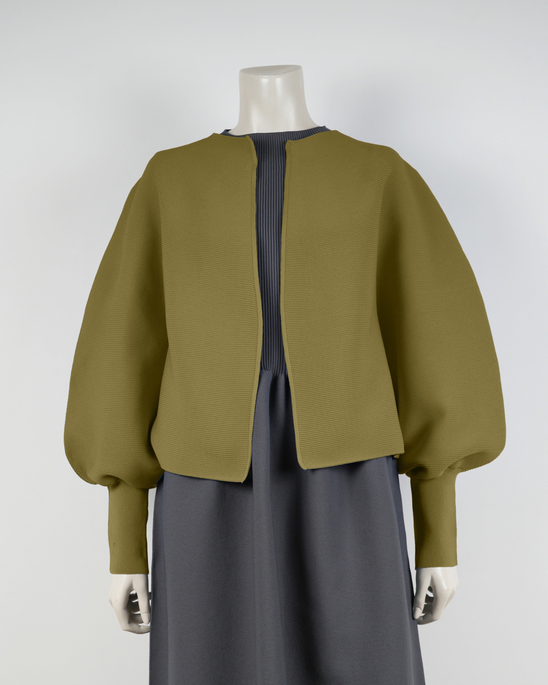 【NEW】長袖ガーターカーディガン