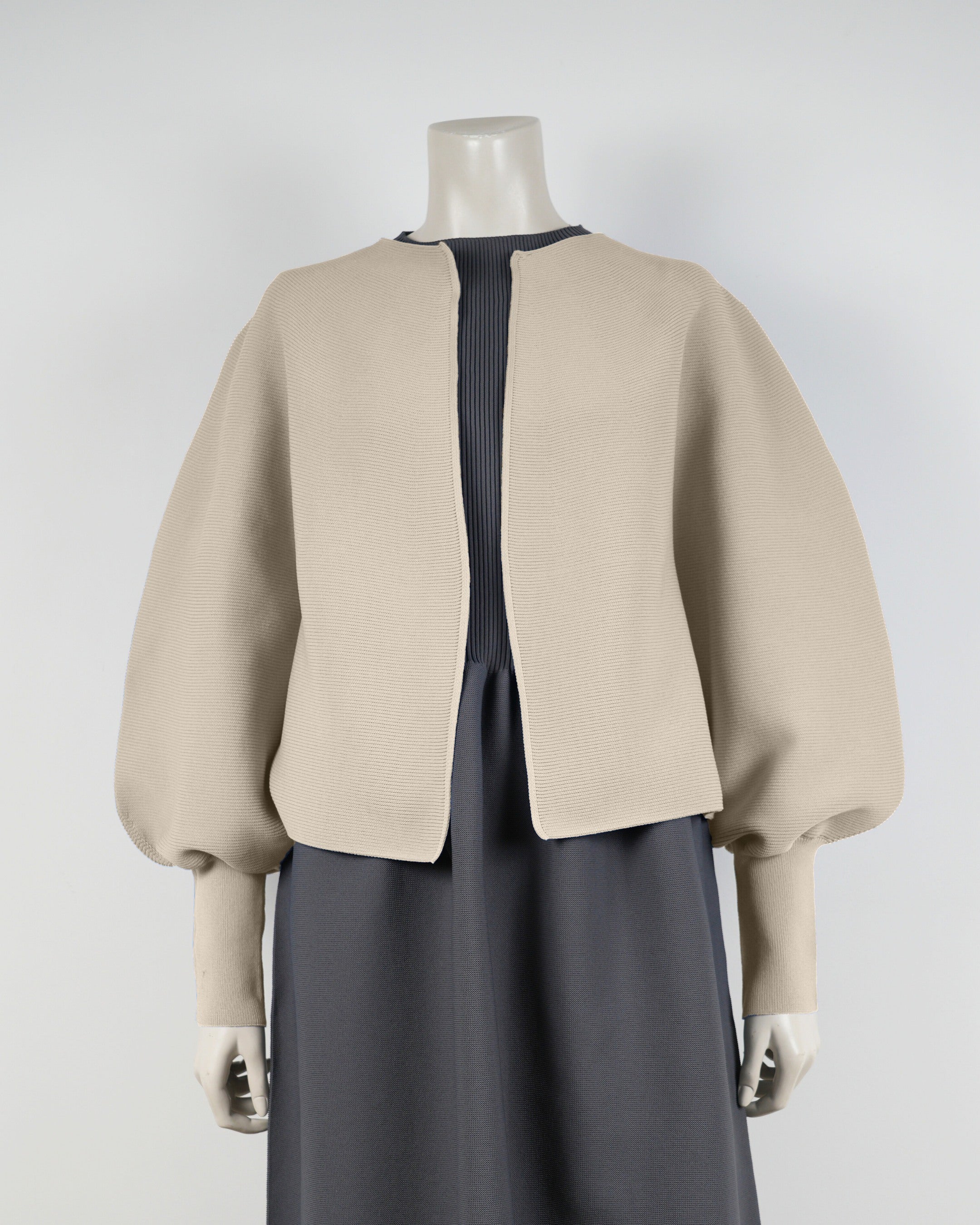 【NEW】長袖ガーターカーディガン