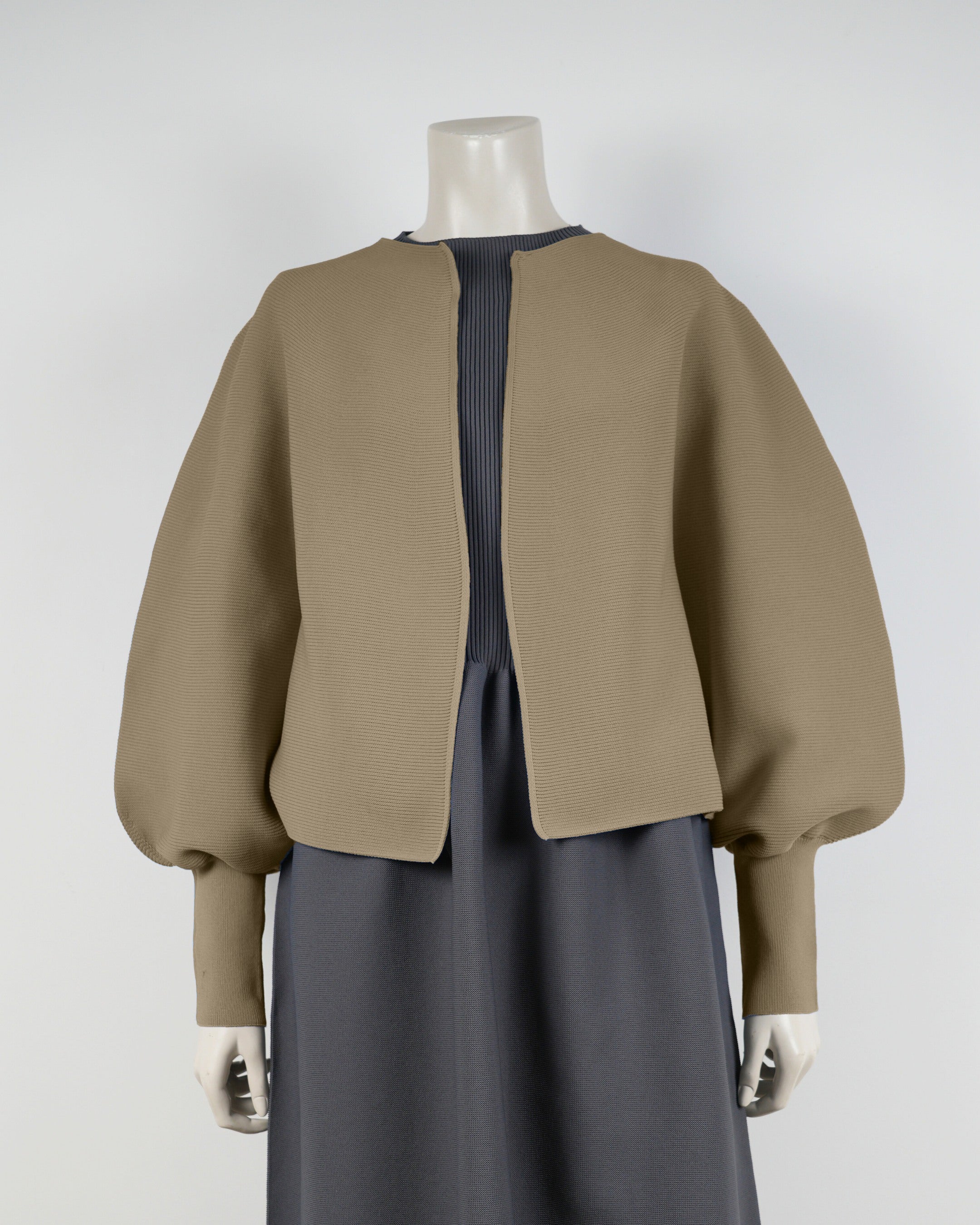 【NEW】長袖ガーターカーディガン