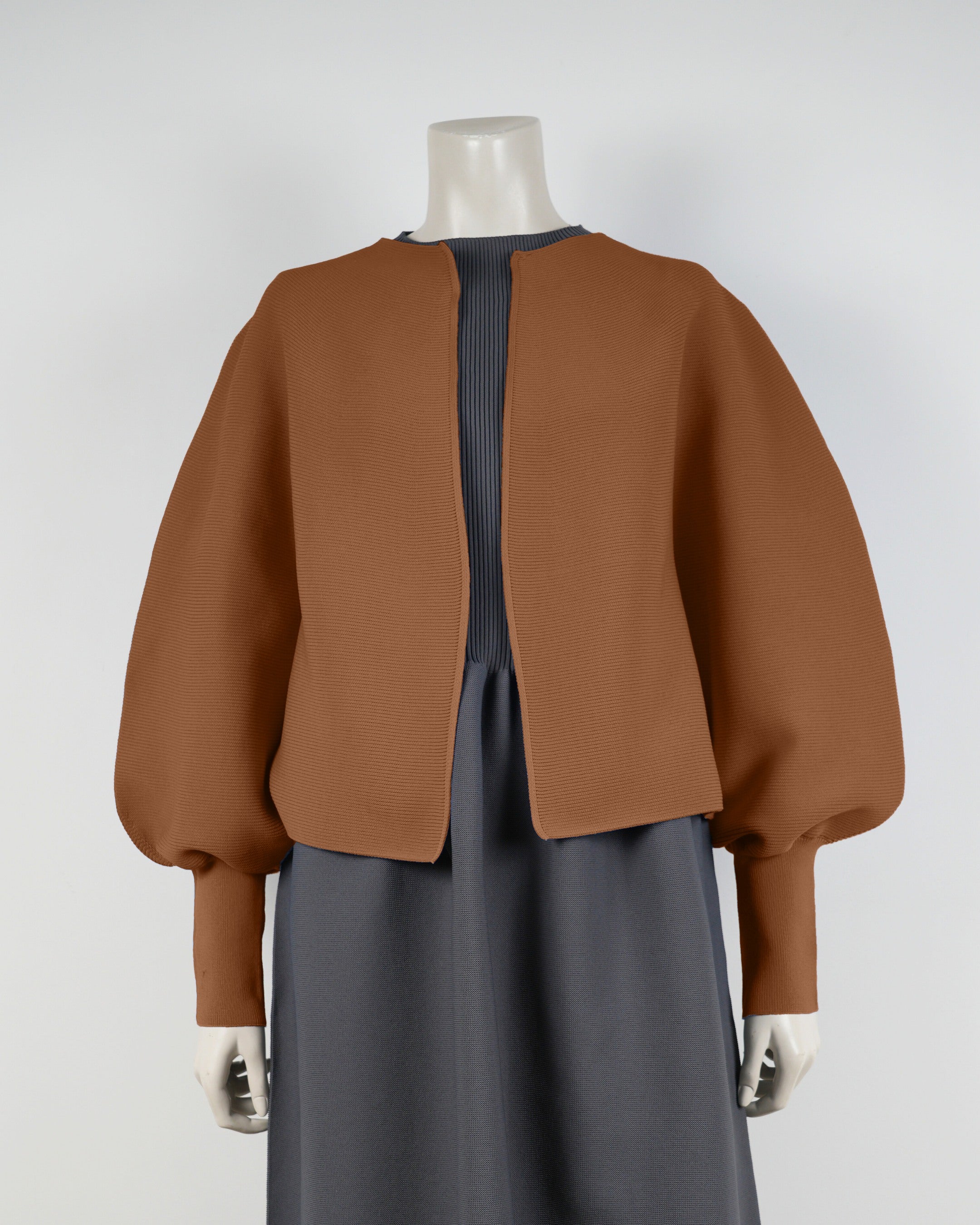 【NEW】長袖ガーターカーディガン