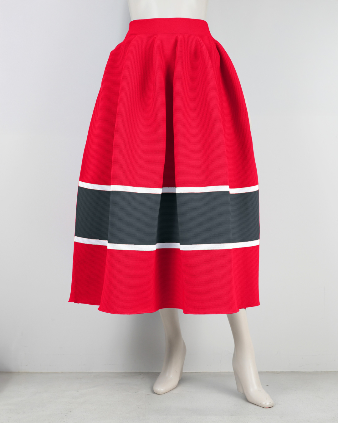 柄コクーンスカート-B