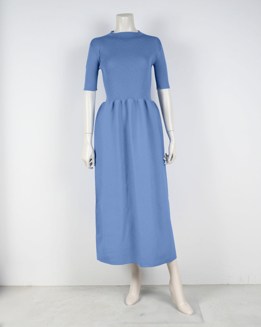 Short Sleeve Dress｜24.サックス