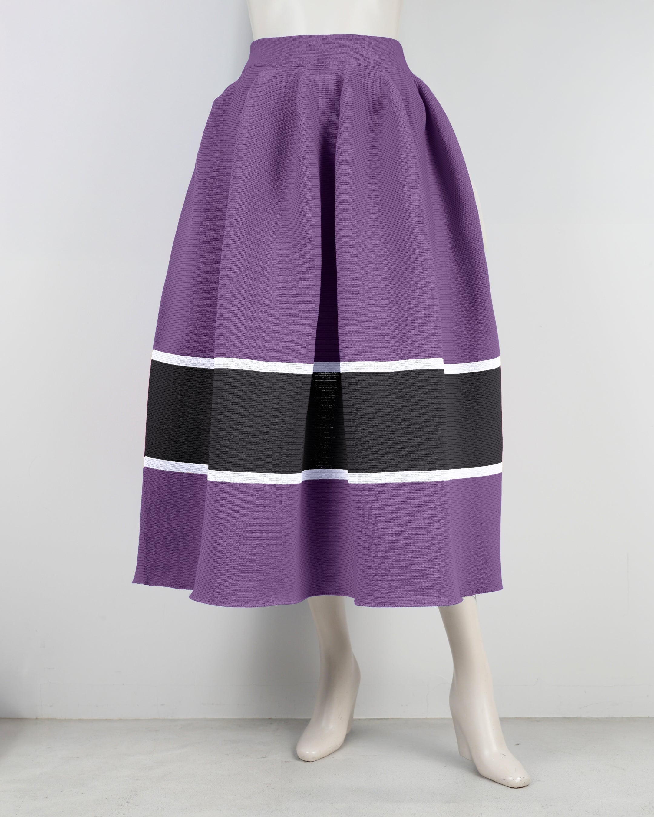 柄コクーンスカート-B