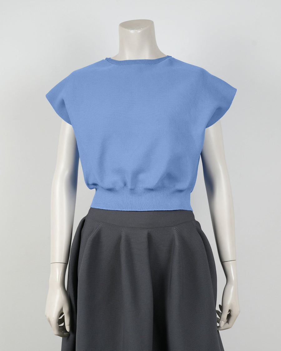 Cap Sleeve Pullover｜24.サックス